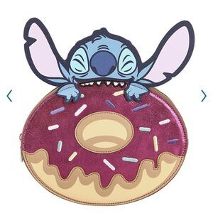 Disney’s Lilo and Stitch Donut Cosmetic Bag NWT